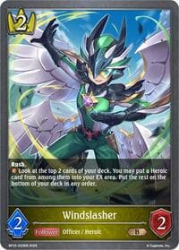 Windslasher - BP10: Gods of the Arcana - Shadowverse: Evolve card