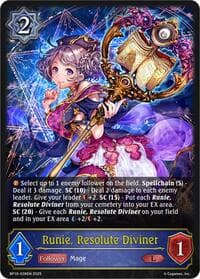 Runie, Resolute Diviner - BP10: Gods of the Arcana - Shadowverse: Evolve card