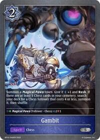 Gambit - BP10: Gods of the Arcana - Shadowverse: Evolve card