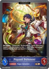 Piquant Potioneer (Evolved) - BP10: Gods of the Arcana - Shadowverse: Evolve card