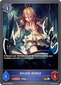 Arcane Auteur - BP10: Gods of the Arcana - Shadowverse: Evolve card