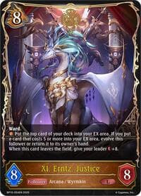 XI. Erntz, Justice - BP10: Gods of the Arcana - Shadowverse: Evolve card