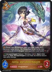 Aiela, Devoted Knight - BP10: Gods of the Arcana - Shadowverse: Evolve card