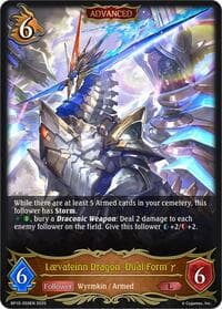 Laevateinn Dragon, Dual Form y - BP10: Gods of the Arcana - Shadowverse: Evolve card