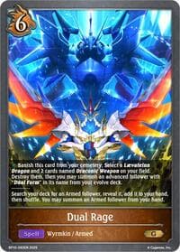 Dual Rage - BP10: Gods of the Arcana - Shadowverse: Evolve card