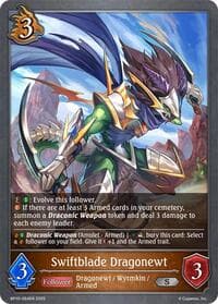 Swiftblade Dragonewt - BP10: Gods of the Arcana - Shadowverse: Evolve card