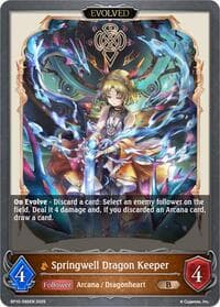 Springwell Dragon Keeper (Evolved) - BP10: Gods of the Arcana - Shadowverse: Evolve card