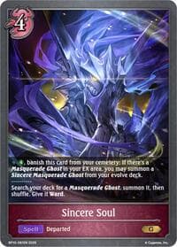 Sincere Soul - BP10: Gods of the Arcana - Shadowverse: Evolve card