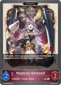 Moonrise Werewolf (Evolved) - BP10: Gods of the Arcana - Shadowverse: Evolve card