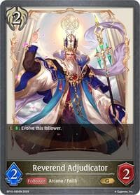 Reverend Adjudicator - BP10: Gods of the Arcana - Shadowverse: Evolve card