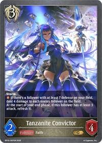 Tanzanite Convictor - BP10: Gods of the Arcana - Shadowverse: Evolve card