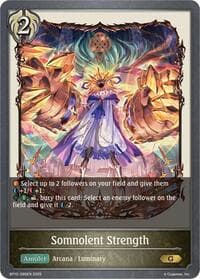Somnolent Strength - BP10: Gods of the Arcana - Shadowverse: Evolve card