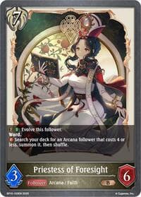 Priestess of Foresight - BP10: Gods of the Arcana - Shadowverse: Evolve card