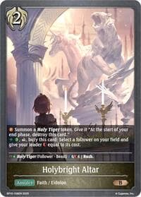 Holybright Altar - BP10: Gods of the Arcana - Shadowverse: Evolve card