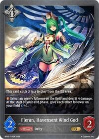 Fieran, Havensent Wind God - BP10: Gods of the Arcana - Shadowverse: Evolve card