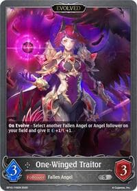 One-Winged Traitor (Evolved) - BP10: Gods of the Arcana - Shadowverse: Evolve card