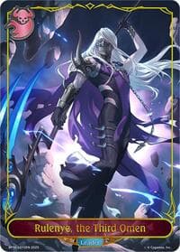 Rulenye, the Third Omen - BP10: Gods of the Arcana - Shadowverse: Evolve card