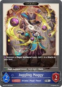Juggling Moggy (Evolved) - P11 (Foil) - BP10: Gods of the Arcana - Shadowverse: Evolve card