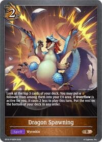 Dragon Spawning - P16 (Foil) - BP10: Gods of the Arcana - Shadowverse: Evolve card