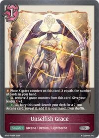 Unselfish Grace - P19 (Foil) - BP10: Gods of the Arcana - Shadowverse: Evolve card