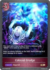 Colossal Grudge - P20 (Foil) - BP10: Gods of the Arcana - Shadowverse: Evolve card