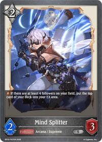 Mind Splitter - P27 (Foil) - BP10: Gods of the Arcana - Shadowverse: Evolve card