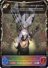 XII. Wolfraud, The Hanged Man (SL) - BP10: Gods of the Arcana - Shadowverse: Evolve card