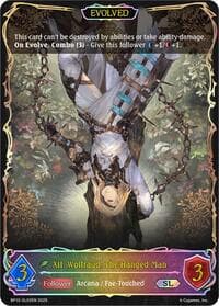 XII. Wolfraud, The Hanged Man (Evolved) (SL) - BP10: Gods of the Arcana - Shadowverse: Evolve card