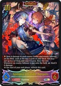 Spinaria & Lucille, Keepers (SL) - BP10: Gods of the Arcana - Shadowverse: Evolve card