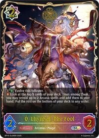 0. Lhynkal, The Fool (SL) - BP10: Gods of the Arcana - Shadowverse: Evolve card