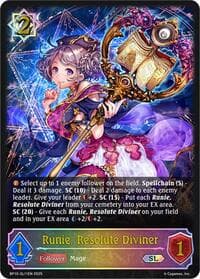 Runie, Resolute Diviner (SL) - BP10: Gods of the Arcana - Shadowverse: Evolve card