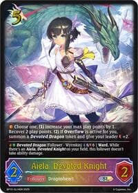 Aiela, Devoted Knight (SL) - BP10: Gods of the Arcana - Shadowverse: Evolve card