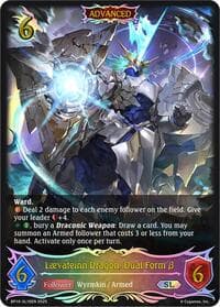 Laevateinn Dragon, Dual Form B (SL) - BP10: Gods of the Arcana - Shadowverse: Evolve card