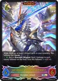 Laevateinn Dragon, Dual Form y (SL) - BP10: Gods of the Arcana - Shadowverse: Evolve card