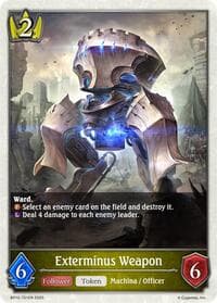 Exterminus Weapon - BP10: Gods of the Arcana - Shadowverse: Evolve card