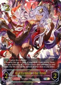0. Lhynkal, The Fool (U) - BP10: Gods of the Arcana - Shadowverse: Evolve card