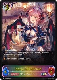 Nonja, Silent Maid - Shadowverse: Evolve Promo Cards - Shadowverse: Evolve card