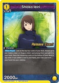 Shoko Ieiri (001) - UEX02BT: Jujutsu Kaisen Vol.2 Release Event Cards - Union Arena card