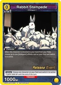 Rabbit Stampede - UEX02BT: Jujutsu Kaisen Vol.2 Release Event Cards - Union Arena card