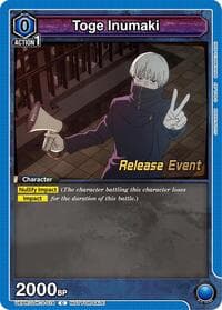 Toge Inumaki (014) - UEX02BT: Jujutsu Kaisen Vol.2 Release Event Cards - Union Arena card