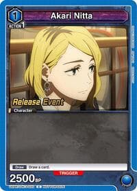 Akari Nitta - UEX02BT: Jujutsu Kaisen Vol.2 Release Event Cards - Union Arena card