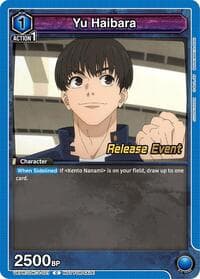 Yu Haibara (021) - UEX02BT: Jujutsu Kaisen Vol.2 Release Event Cards - Union Arena card