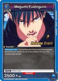 Megumi Fushiguro (023) - UEX02BT: Jujutsu Kaisen Vol.2 Release Event Cards - Union Arena card