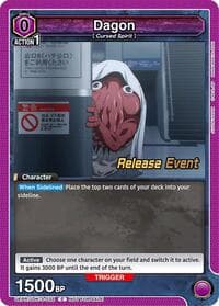 Dagon (032) - UEX02BT: Jujutsu Kaisen Vol.2 Release Event Cards - Union Arena card
