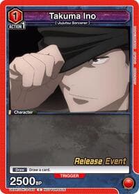 Takuma Ino - UEX02BT: Jujutsu Kaisen Vol.2 Release Event Cards - Union Arena card