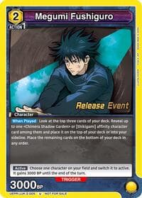 Megumi Fushiguro (005) - UEX02BT: Jujutsu Kaisen Vol.2 Release Event Cards - Union Arena card
