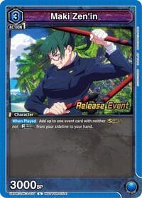 Maki Zen'in - UEX02BT: Jujutsu Kaisen Vol.2 Release Event Cards - Union Arena card