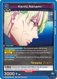 Kento Nanami (018) - UEX02BT: Jujutsu Kaisen Vol.2 Release Event Cards - Union Arena card