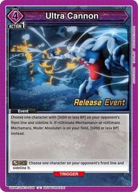 Ultra Cannon - UEX02BT: Jujutsu Kaisen Vol.2 Release Event Cards - Union Arena card