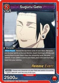 Suguru Geto (038) - UEX02BT: Jujutsu Kaisen Vol.2 Release Event Cards - Union Arena card